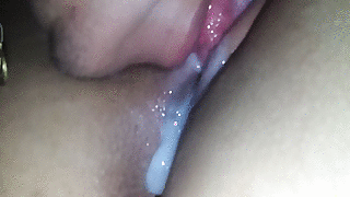 creampied by my bbc lover and he eats his own cum in cum tasting