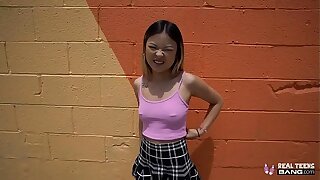 Uncompromised Teens - Hot Asian Teen Lulu Chu Fucked During Porn Discard